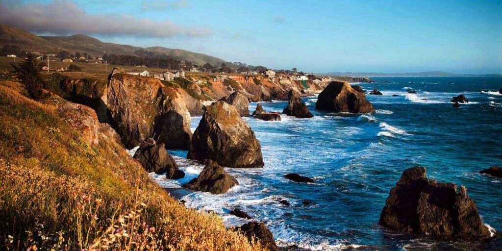 Rocky coastline